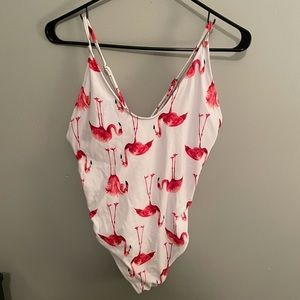 SHEIN Flamingo Swimsuit size XL, never worn